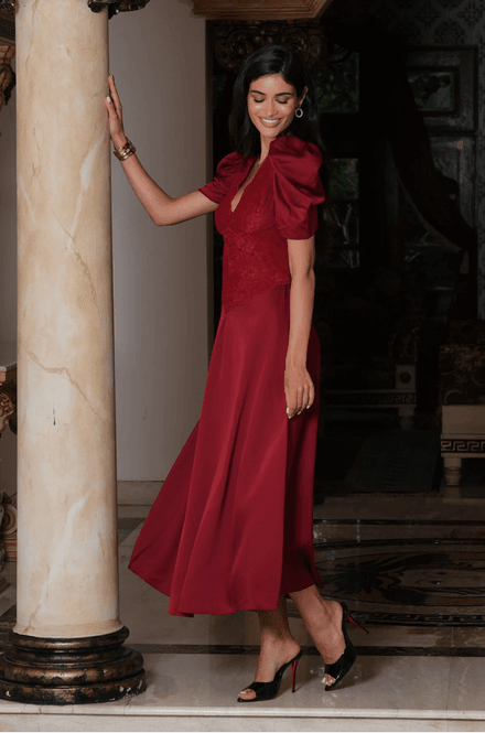 Hovedbilde FRANCIS MIDI DRESS Red