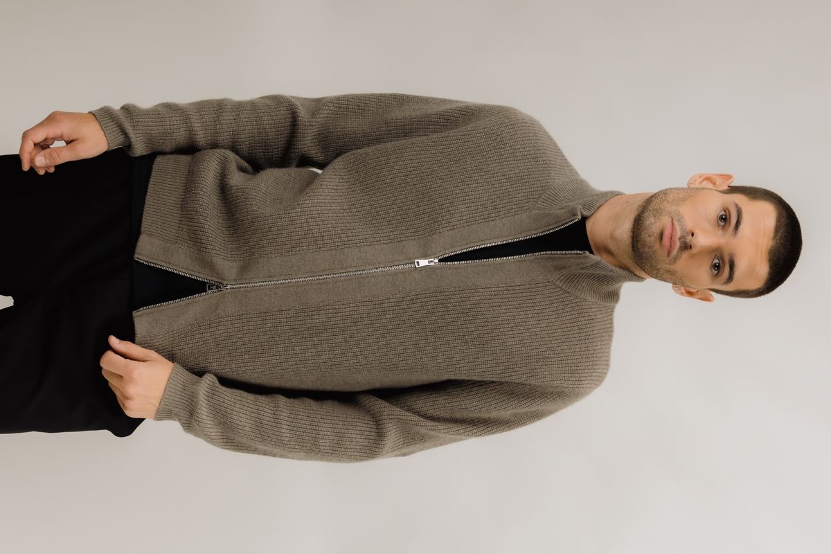 MARCEL CARDIGAN Mid Brown