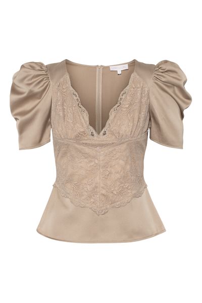 Hovedbilde FRANCIS LACE TOP Taupe