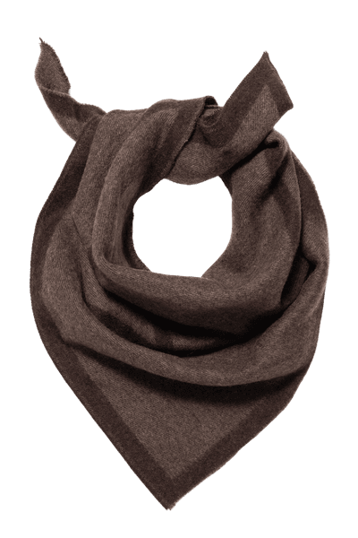 Hovedbilde TRIANGLE SCARF SMALL Cacao/Tobacco