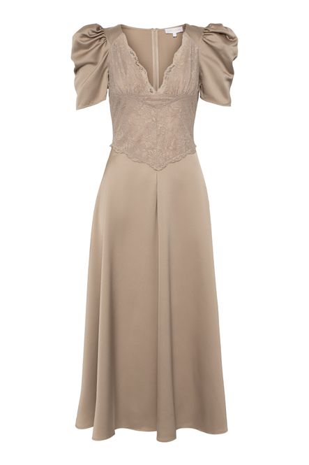 Hovedbilde FRANCIS LACE MIDI DRESS Taupe