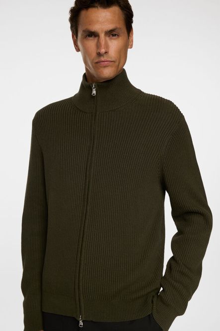 Hovedbilde ALEXIS FULL ZIP CARDIGAN Forest Green