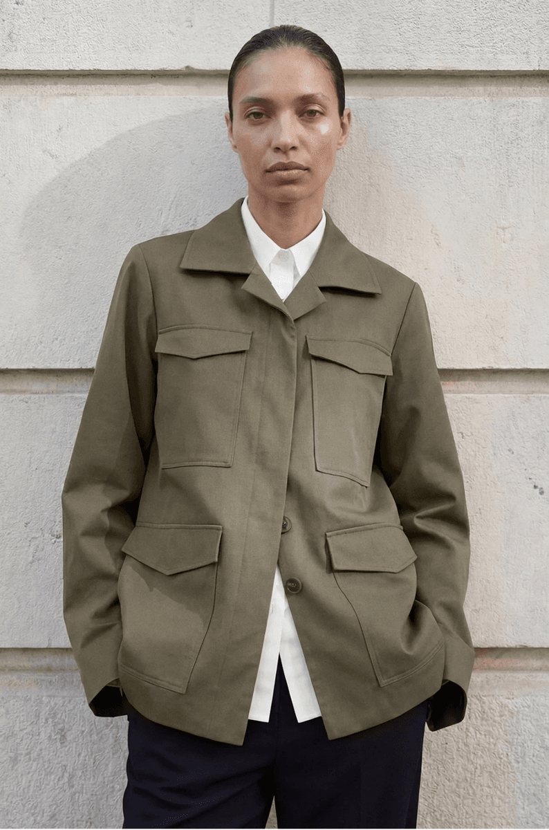 THE RILEY COTTON ARMY JACKET