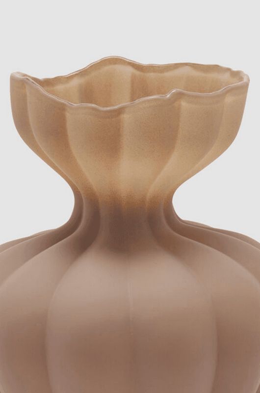 VASO FLOW SINUOSO Lys Brun