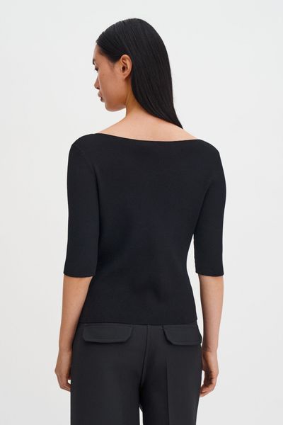 Hovedbilde BOATNECK RIB TOP Black
