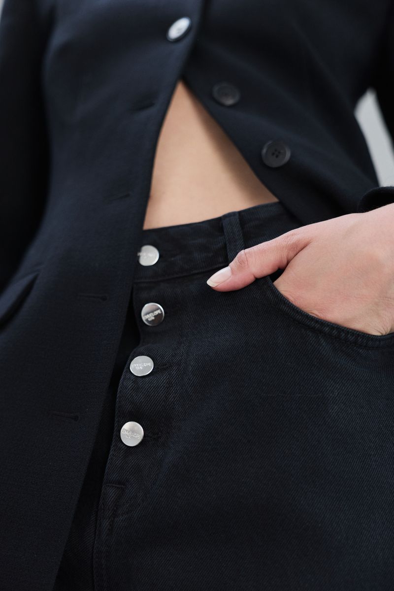 LOOSE PANTS Black