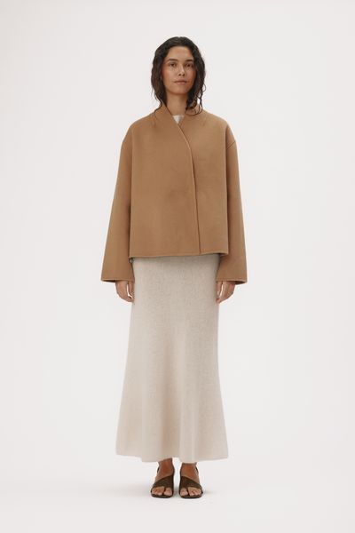 Hovedbilde MARLA ULLJAKKE Creme Brulee Beige