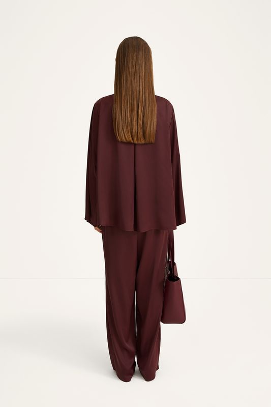 MARBY BLOUSE Bordeaux