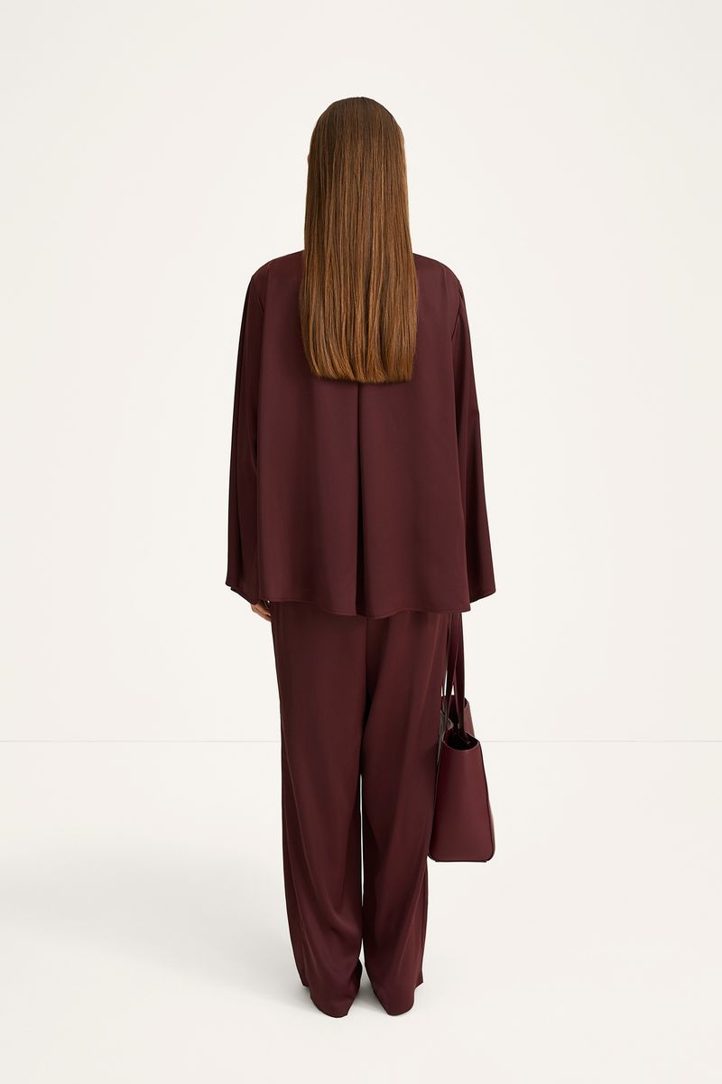 MARBY BLOUSE Bordeaux