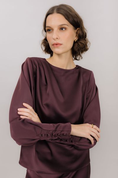 Hovedbilde KRISTINE BLOUSE Plum Perfect