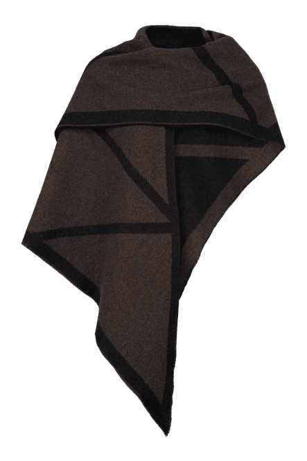 Hovedbilde TRIANGLE SCARF Tobacco/Black