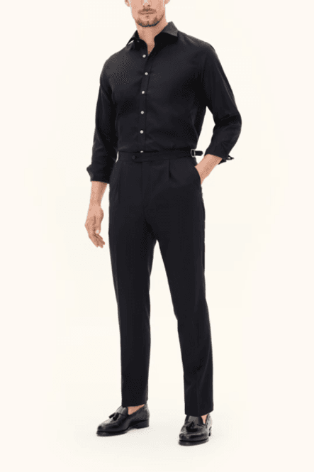 Hovedbilde SLIM FIT CUT AWAY STRYKEFRI SKJORTE Navy