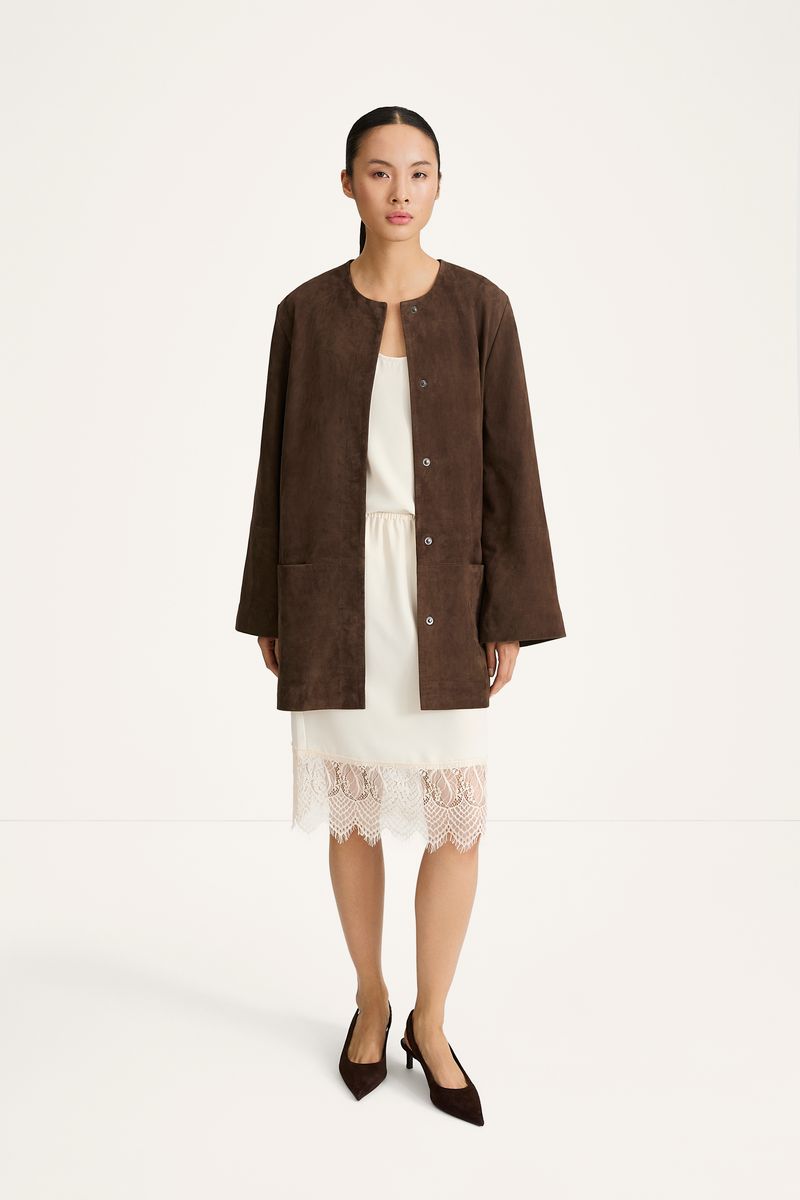 VALENCINO COAT Pebble Brown