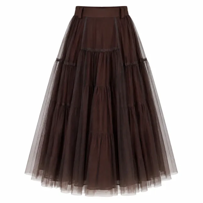 Hovedbilde CITY OMBRE SKIRT Brown