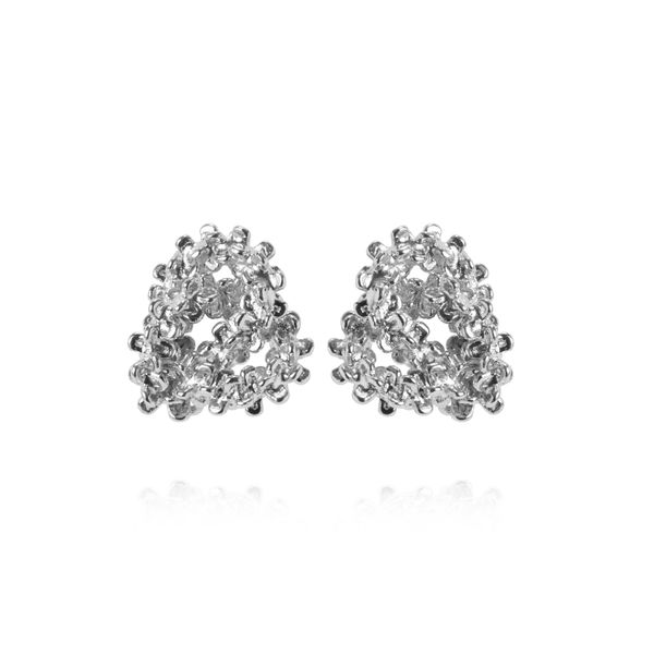 Hovedbilde MINI GEMMA EARRINGS Rhodium