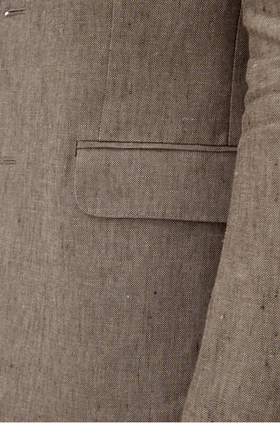 Hovedbilde FERRY SOFT LINBLAZER Brun