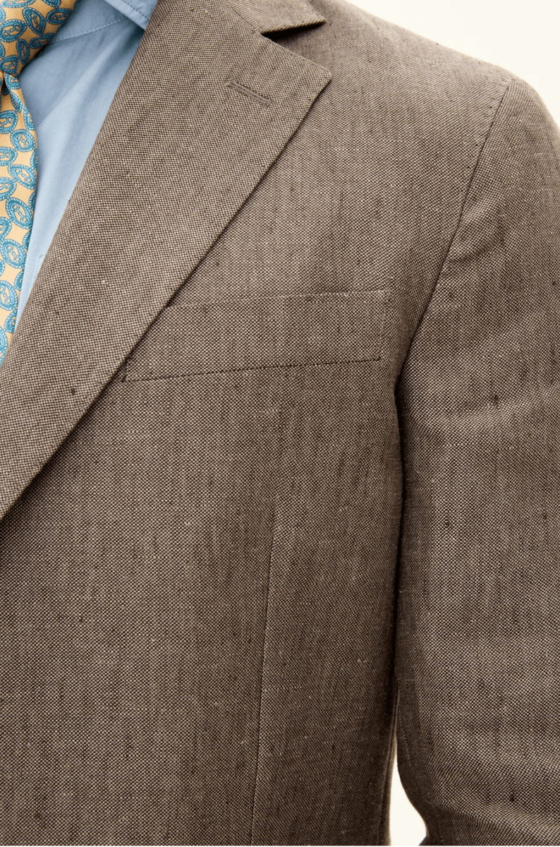 FERRY SOFT LINBLAZER Brun