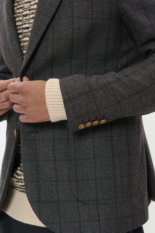 MAGEORGE CHECK BLAZER