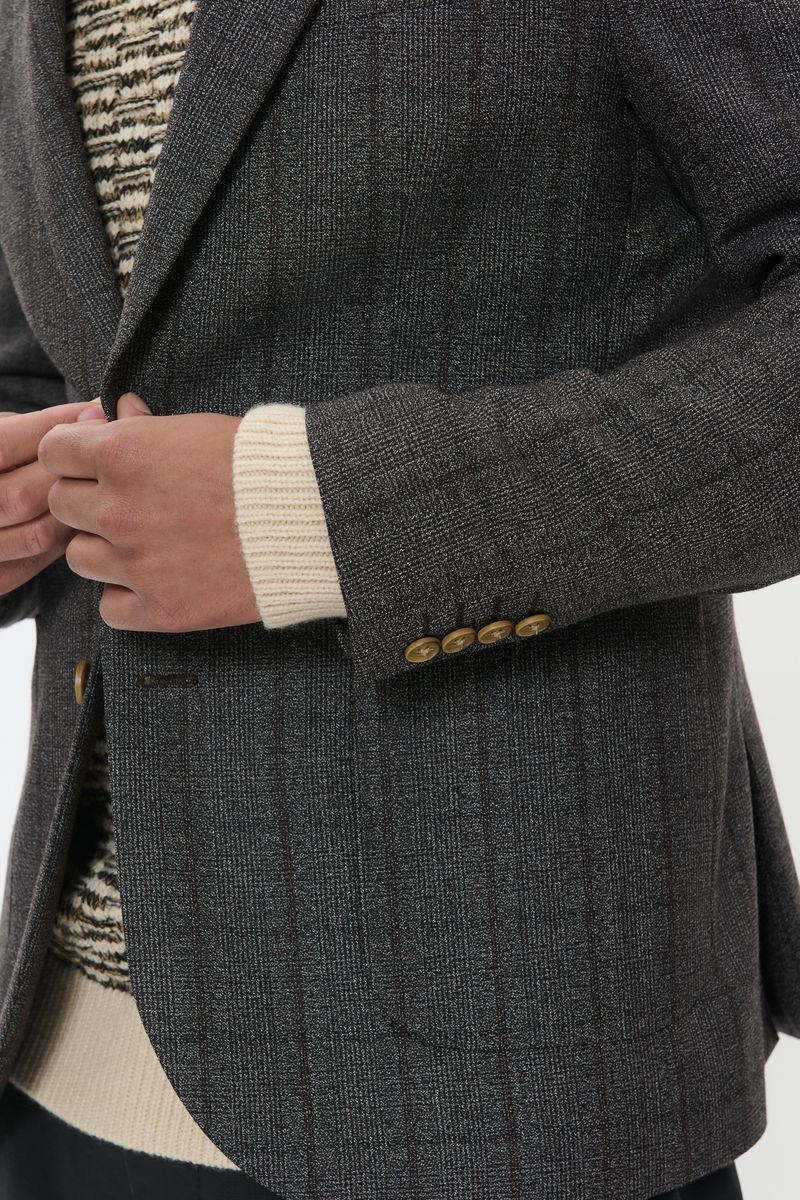 MAGEORGE CHECK BLAZER
