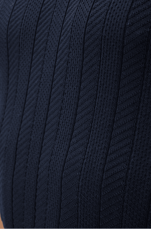 BARTO STRIPE POLOSHIRT Night Blue