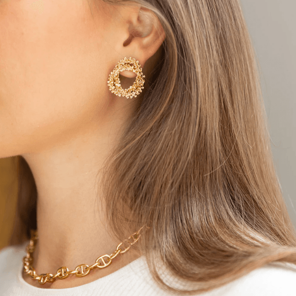 Hovedbilde GEMMA KNOT EARRINGS Gold