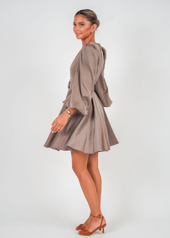 QUEEN SATIN DRESS
