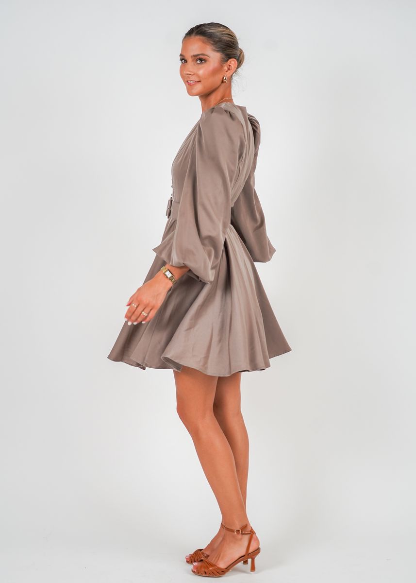 QUEEN SATIN DRESS