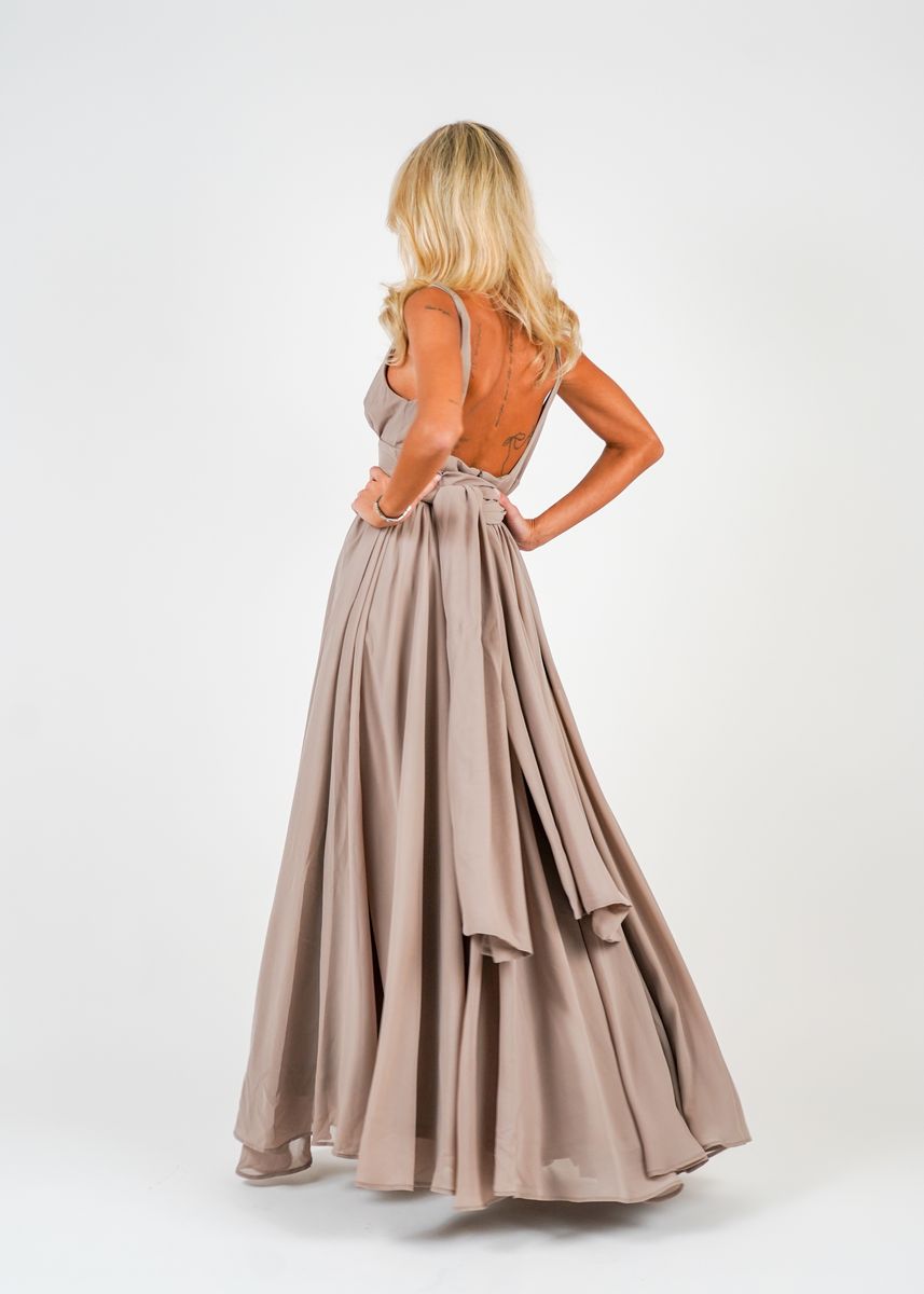 ALISA MAXIKJOLE Lys Brun