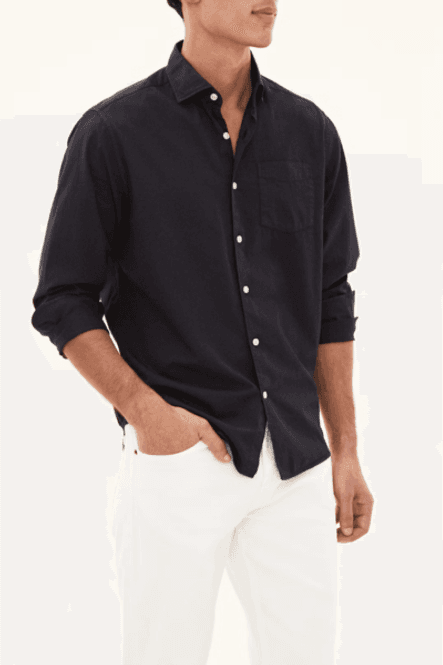 Hovedbilde REGULAR FIT TWILLSKJORTE Night Blue