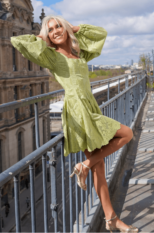 SOPHIE LACE DRESS Green