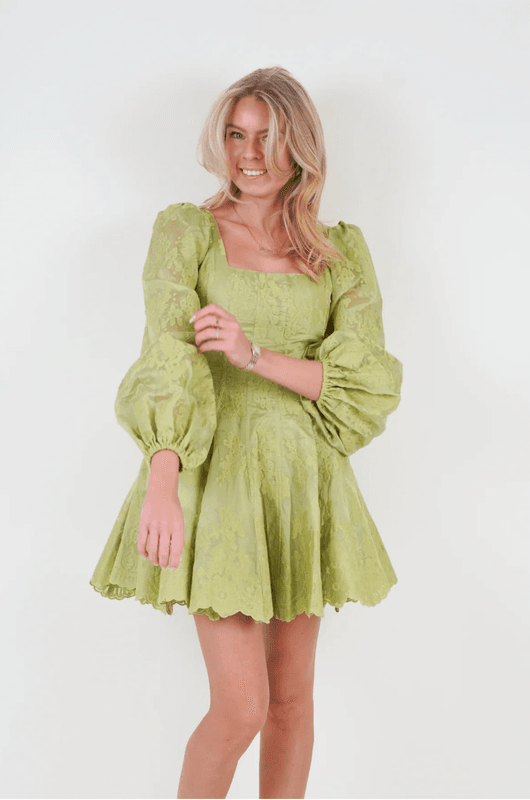 SOPHIE LACE DRESS Green