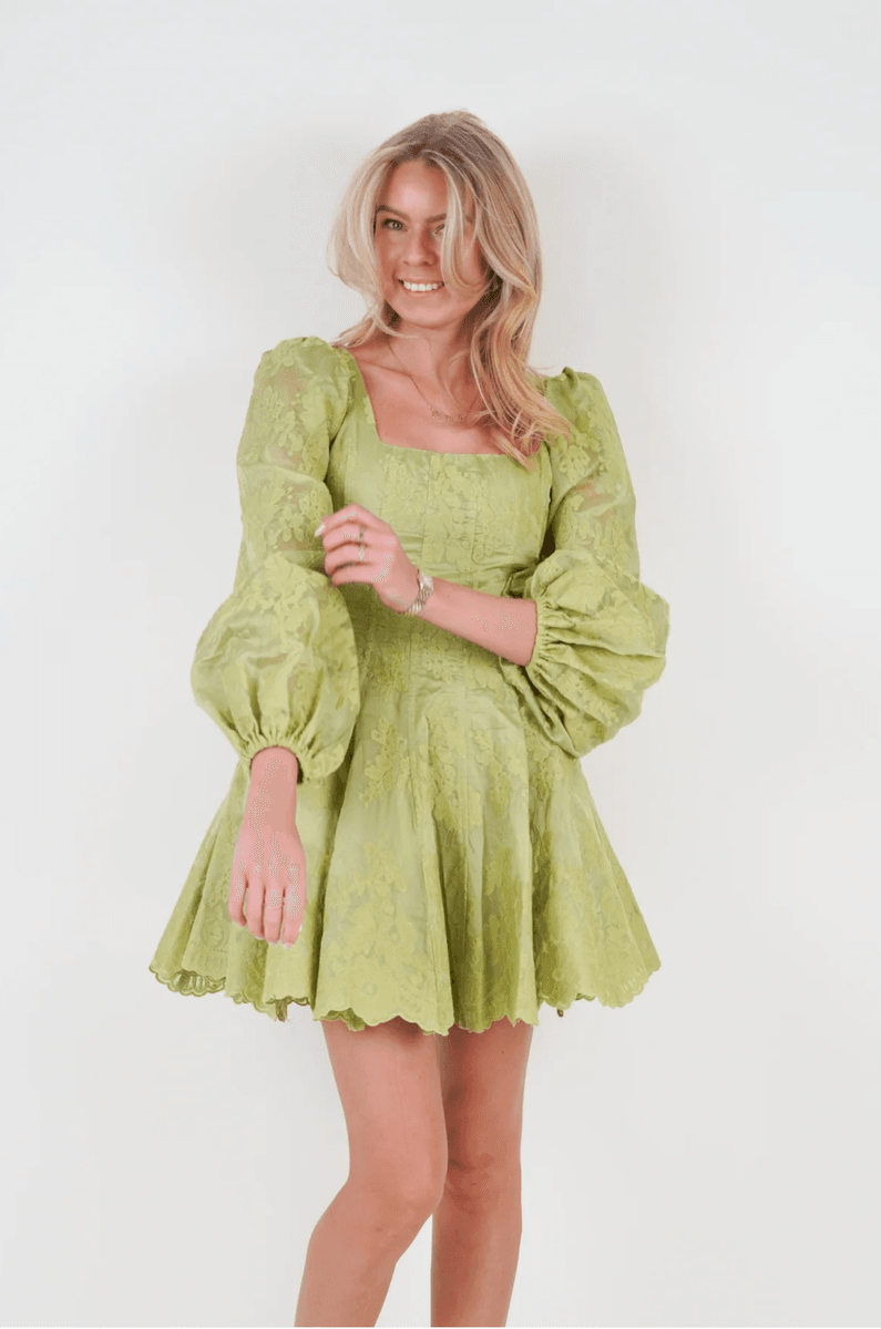 SOPHIE LACE DRESS Green
