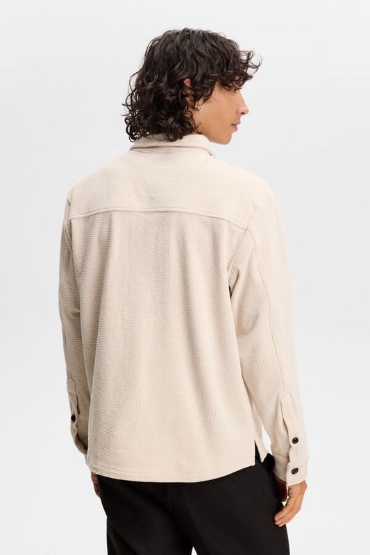 FINNIGAN DRAPE CORD SHIRT Moonbeam