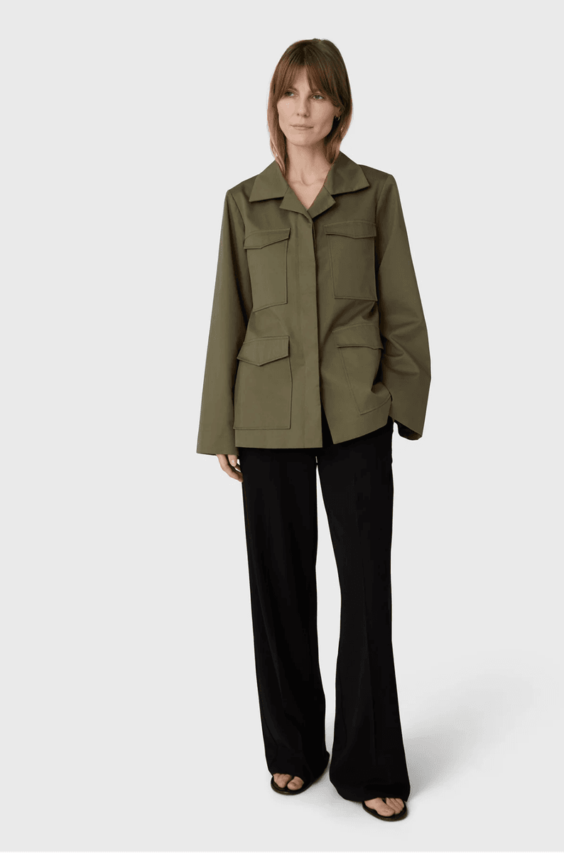 THE RILEY COTTON ARMY JACKET