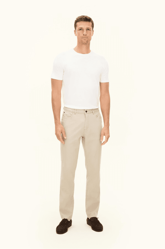 5-POCKET CHINO Rough Beige