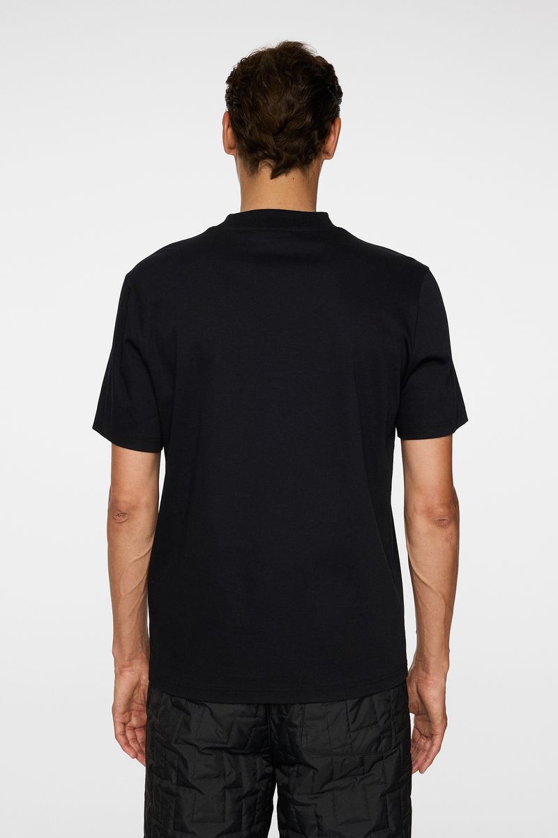 ACE MOCK NECK T-SHIRT Black