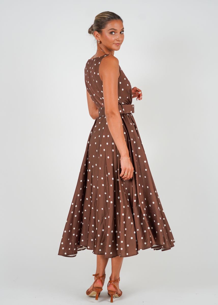 TIFFANY DRESS Brown
