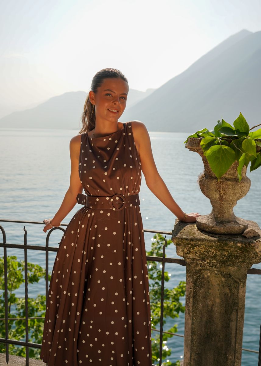 TIFFANY DRESS Brown
