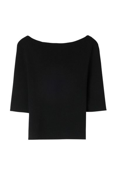 Hovedbilde BOATNECK RIB TOP Black