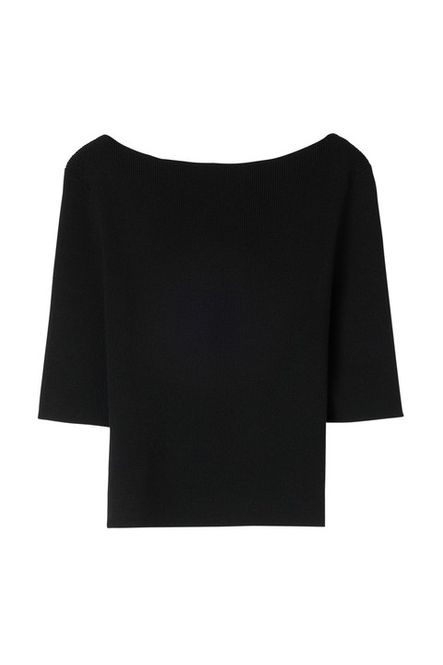 Hovedbilde BOATNECK RIB TOP Black