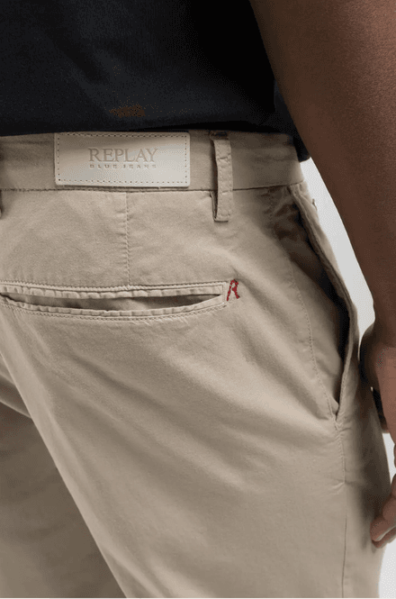Hovedbilde BENNI REGULAR FIT CHINOS Oatmeal Beige