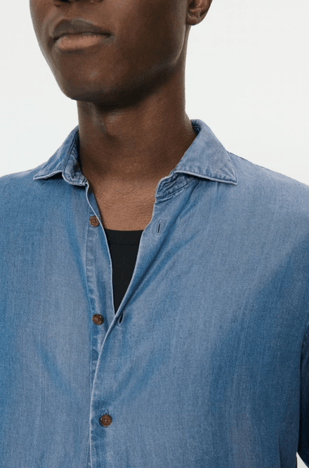 Hovedbilde MARC SHORT DENIMSKJORTE Medium Blå 