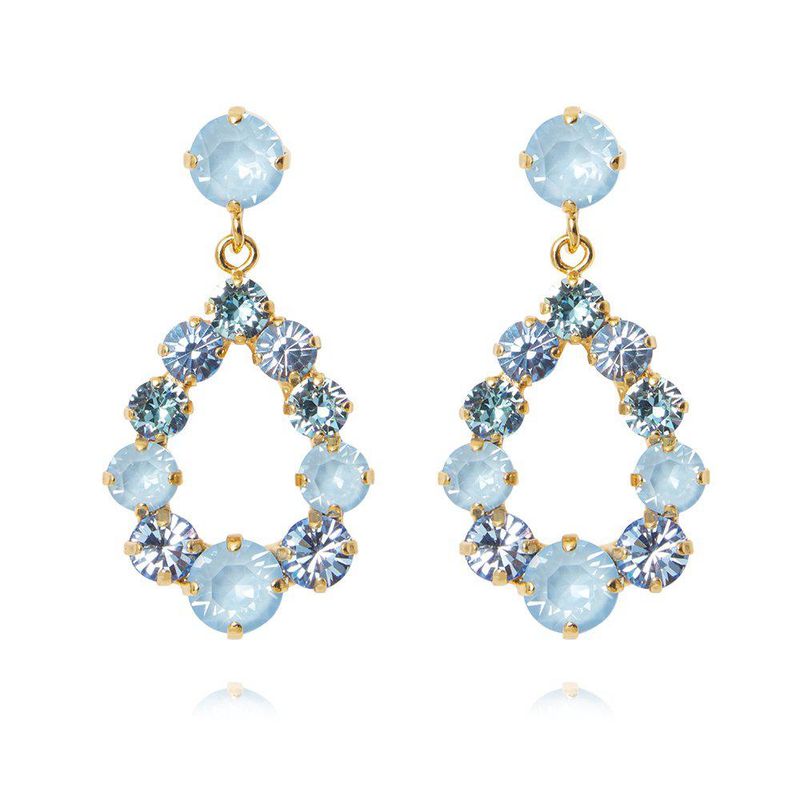 MINI DELIA EARRINGSGOLD Sky Combo