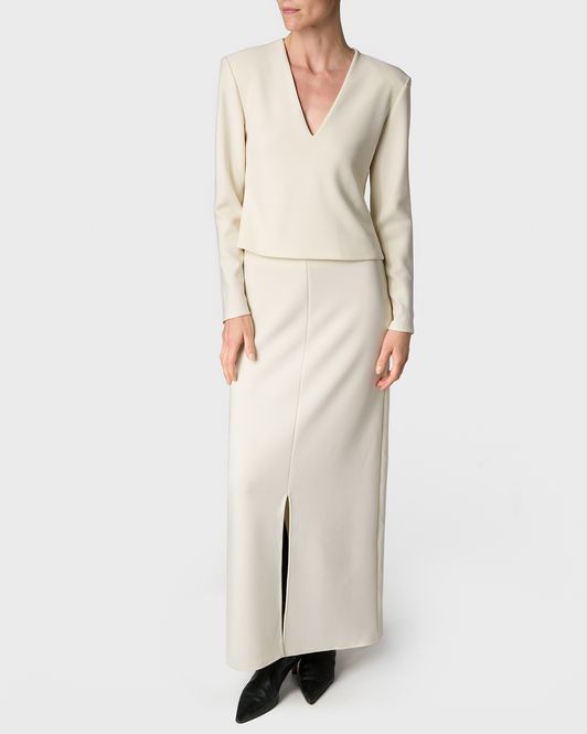 Hovedbilde THE ANOUK CREPE SKIRT Creme