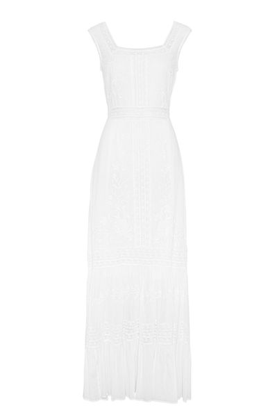 Hovedbilde ROSA MAXIKJOLE Hvit