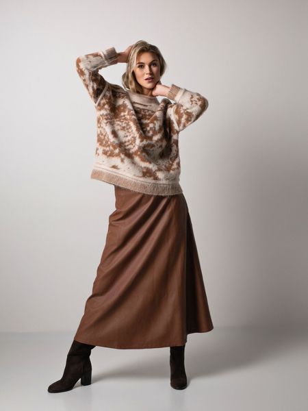 Hovedbilde RACHEL VEGAN SKIRT Brown
