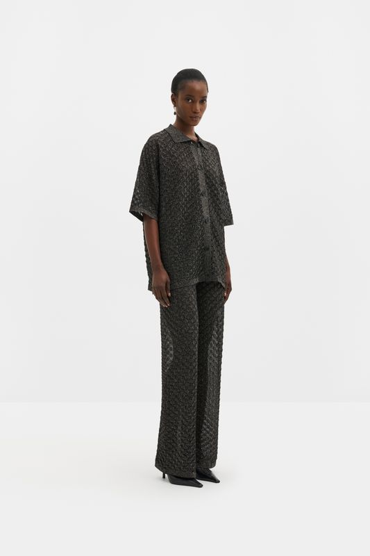 MOA SHIRT Black Metallic