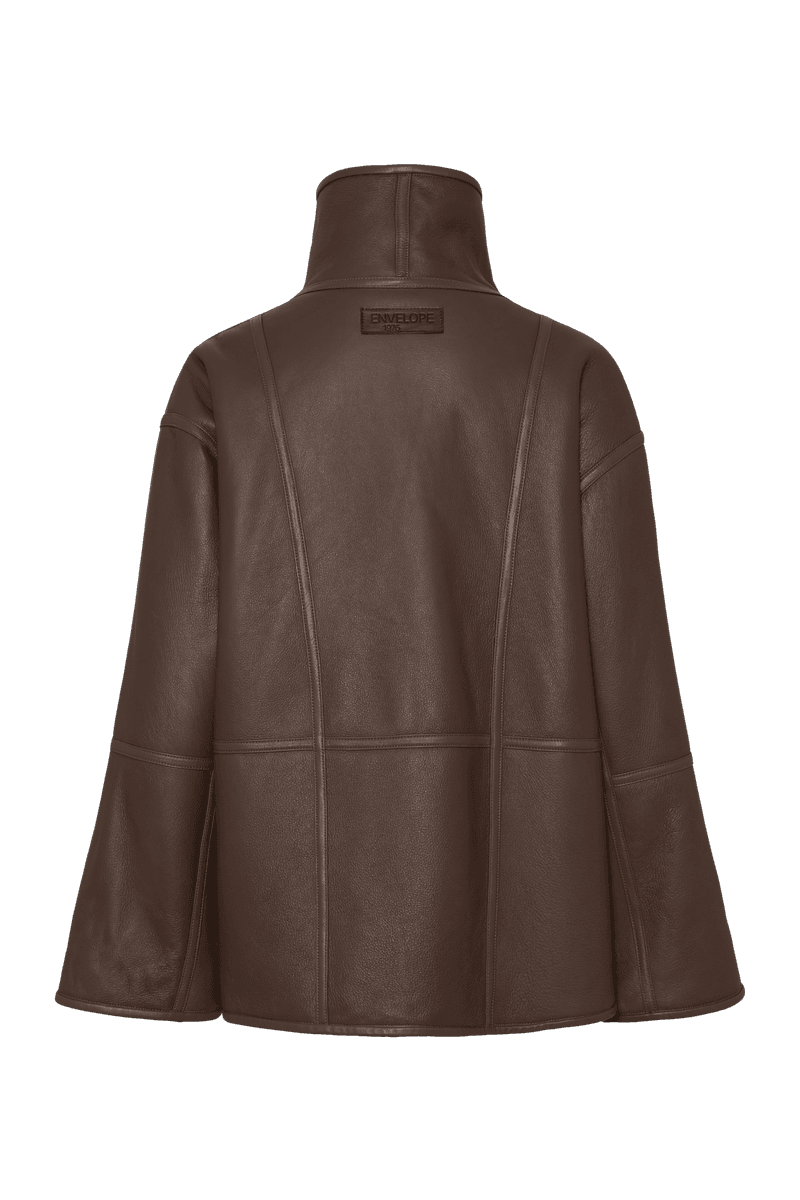 HAWK JACKET MIDI Cacao