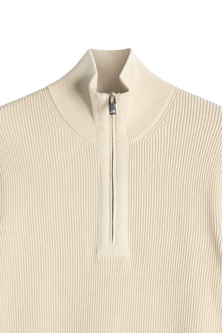 Hovedbilde ALEX HALF ZIP KNITTED SWEATER Moonbeam