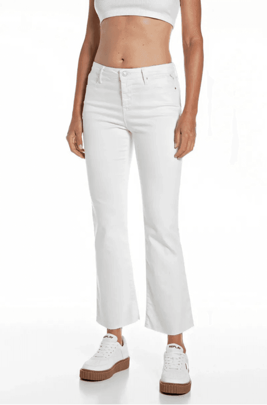 ZOLIE FLARE JEANS Hvit